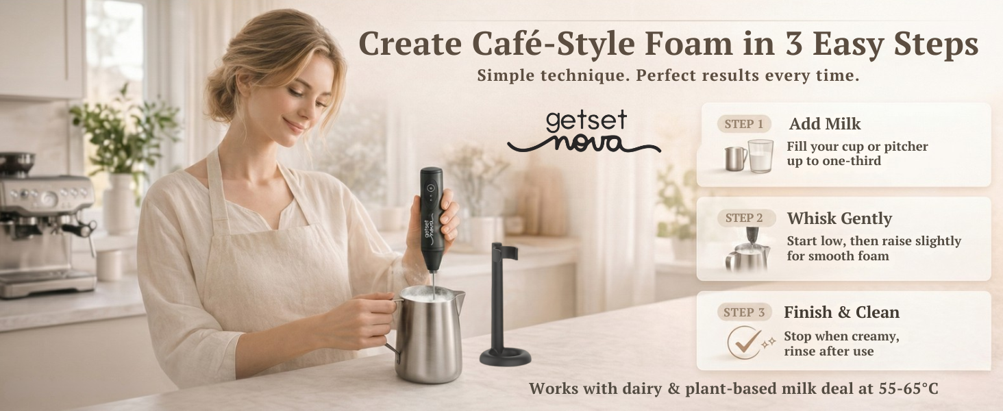 Create Cafe-Style Foam