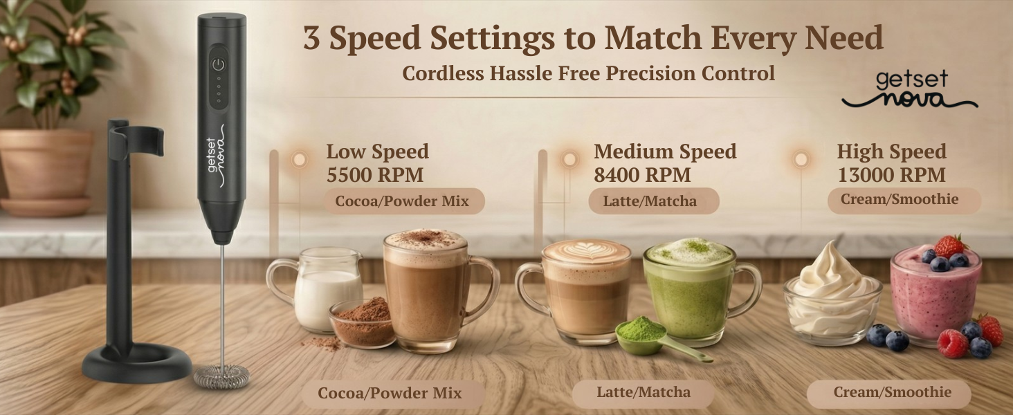 3 Speed Settings