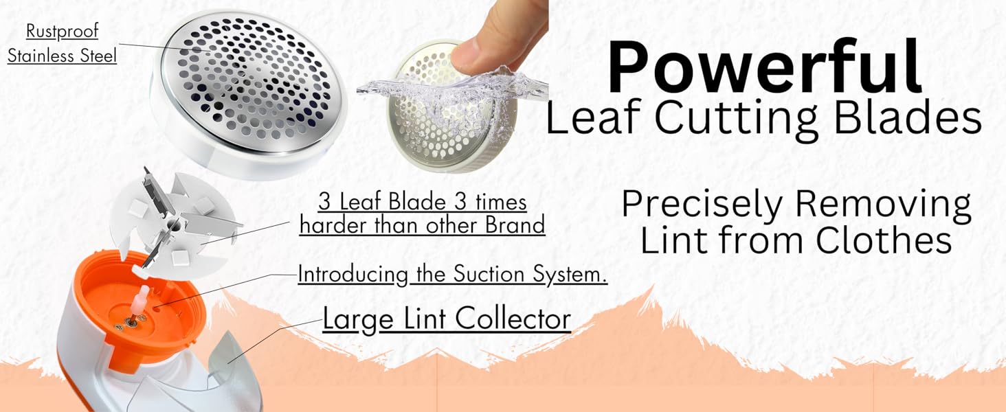 Powerful Leaf Cutting Blades